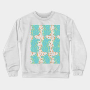 Kitty Final Boss Pattern Crewneck Sweatshirt